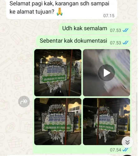 Pengiriman Papan Bunga Selamat Kemadu Lor Kutoarjo